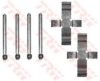 TRW PFK50 Accessory Kit, disc brake pads